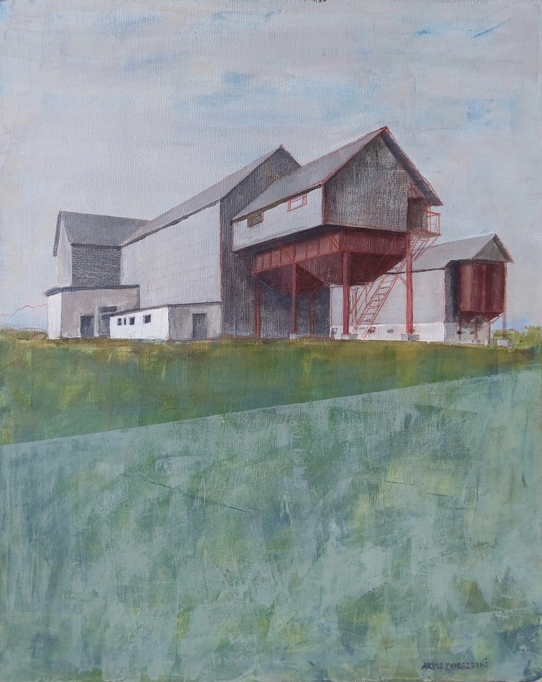 Grain dryer in Zvartava