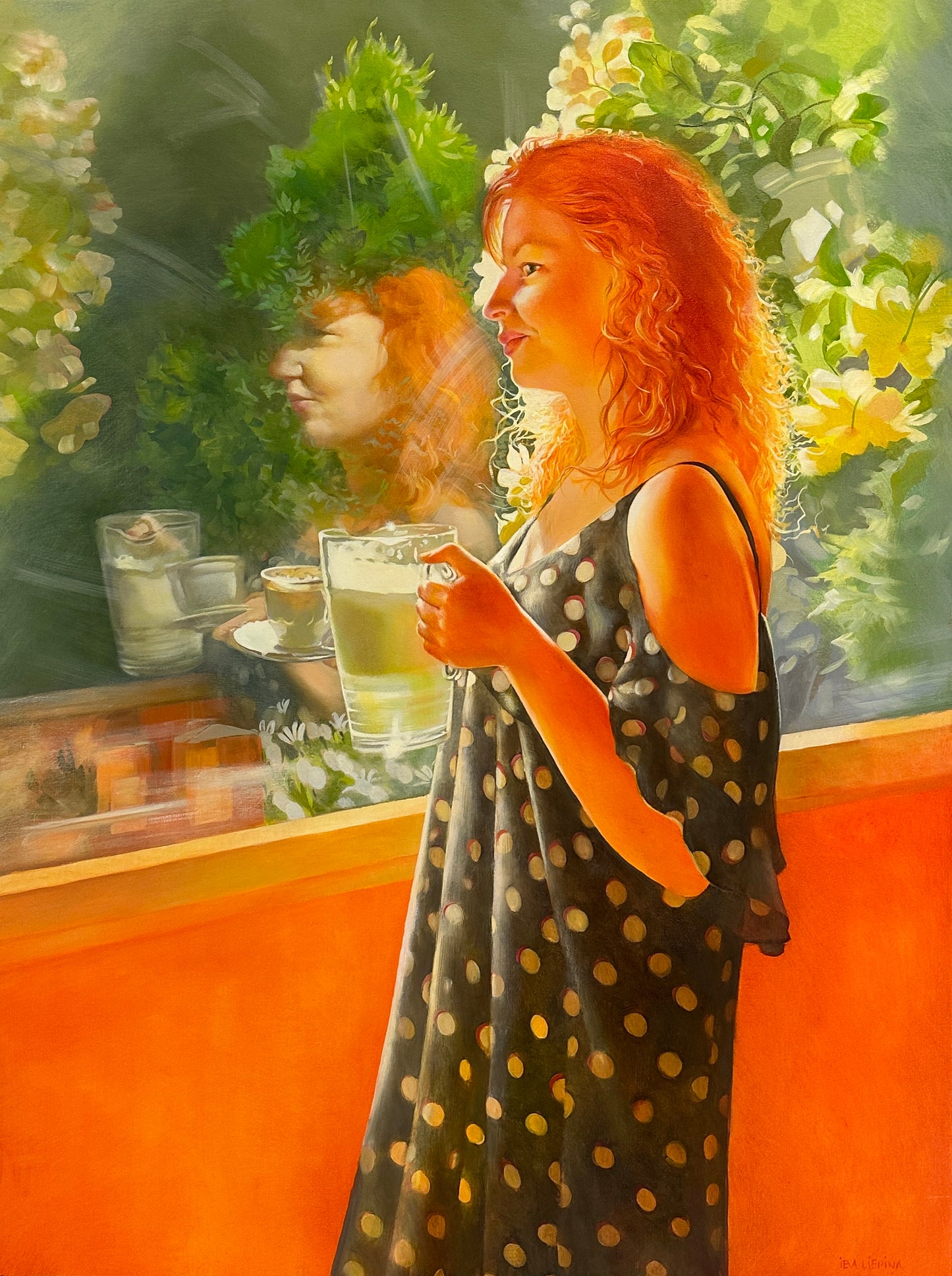 Coffee with milk. Portrait of Belarusian artist Olga Polyakova