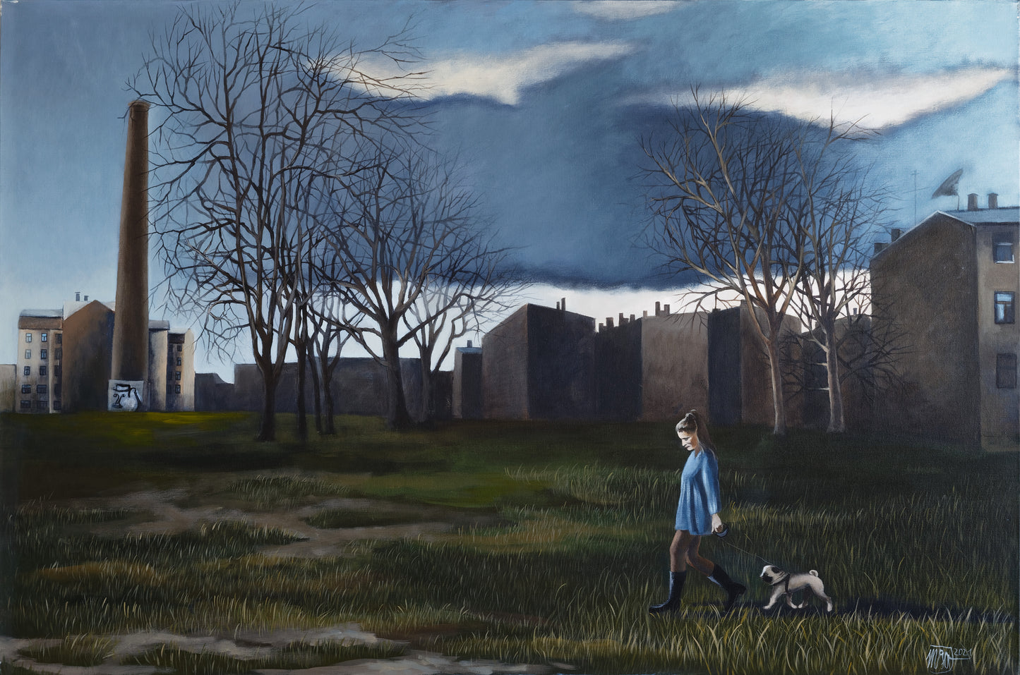 Evening on Lācplesa Street