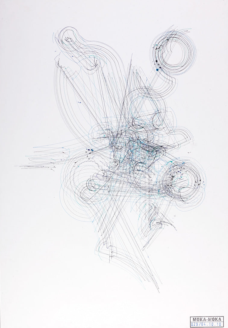 Drawing robot “Moka-Moka