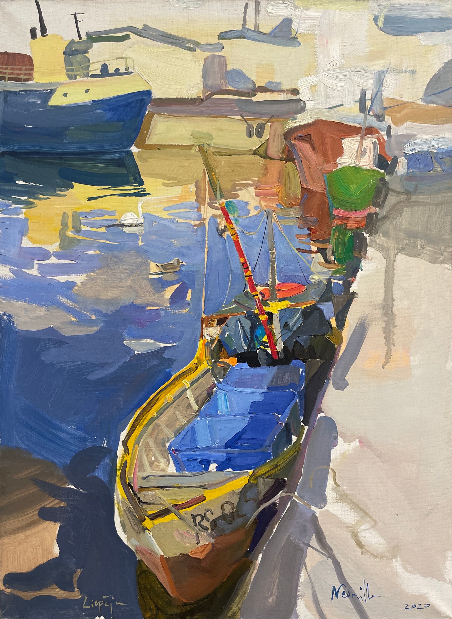 Saulriets Liepājas ostā