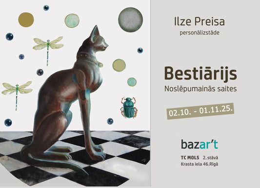 Ilze Preisa's solo exhibition "Berstiary - Mysterious Links"