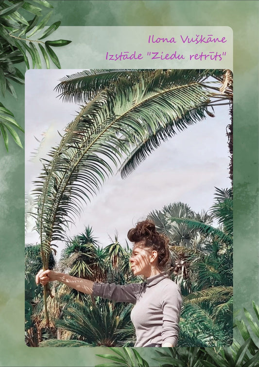 Ilona Vuskane's solo exhibition "Flower Retreat"
