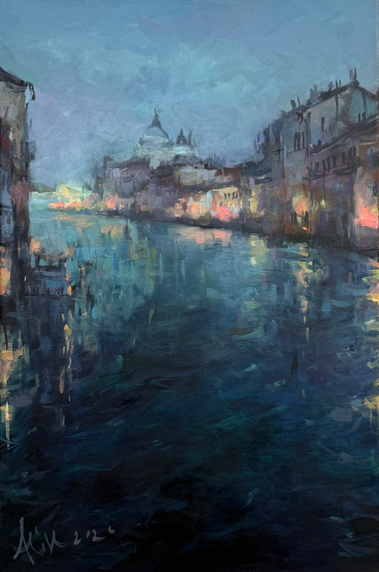 Venice at night