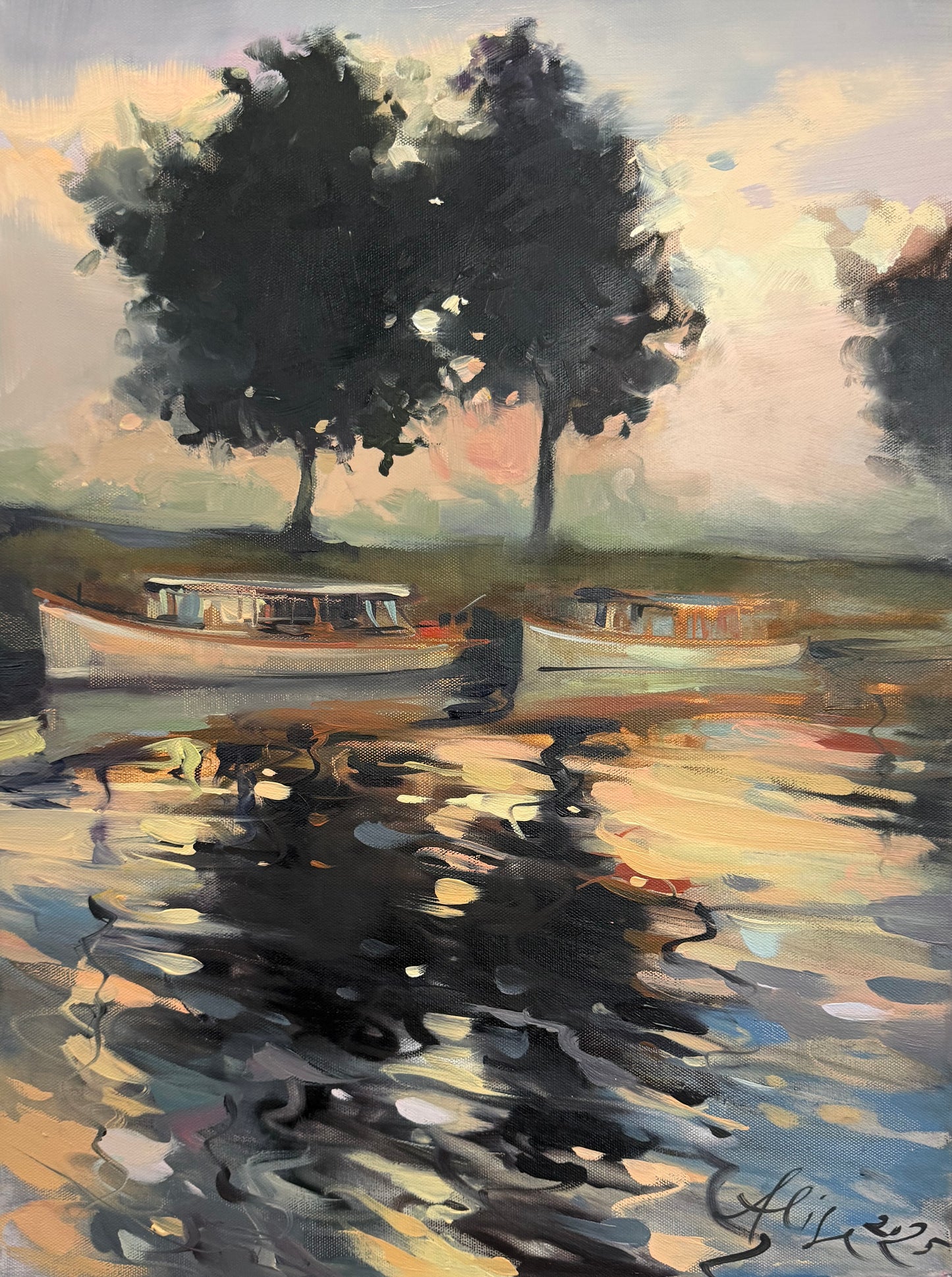 Evening - boats