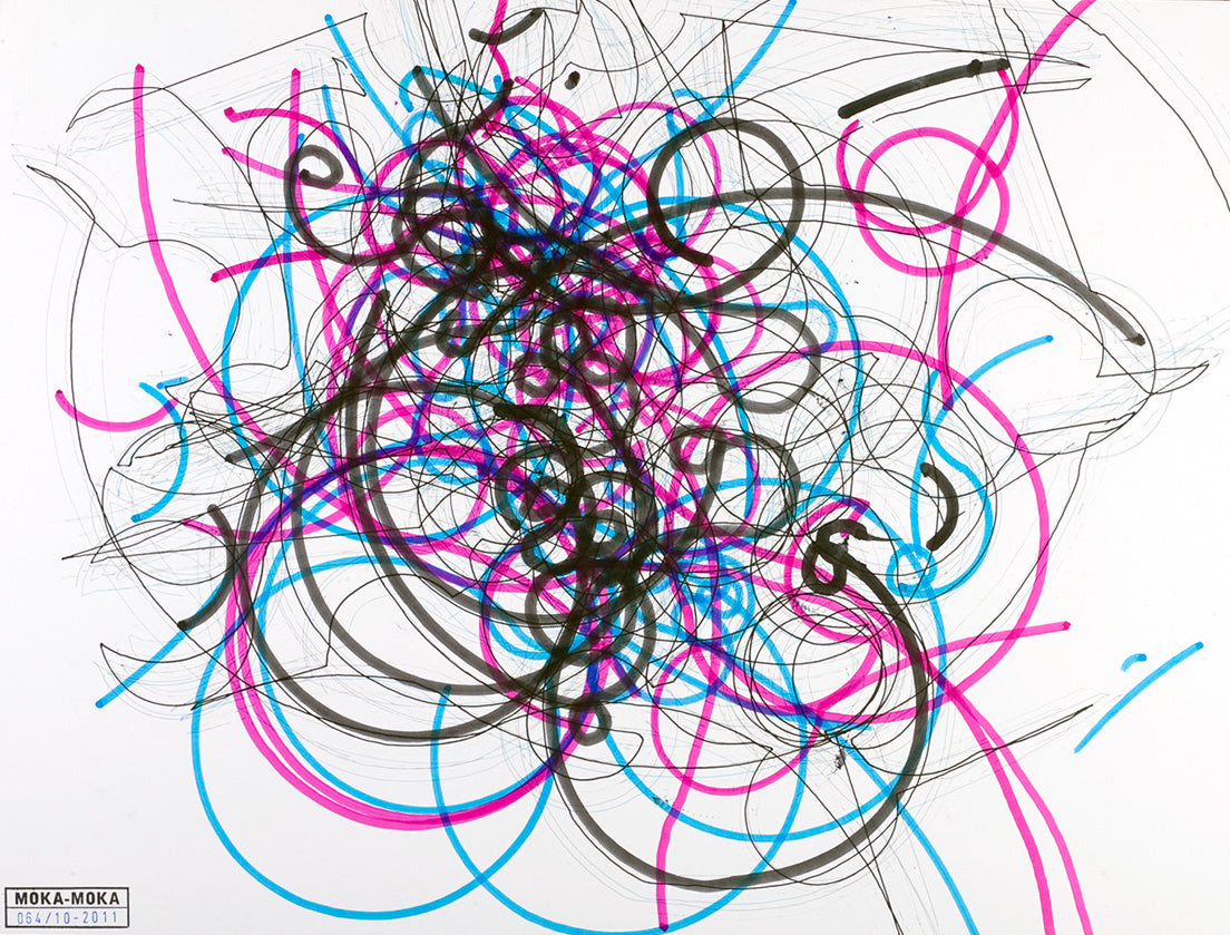 Drawing robot “Moka-Moka