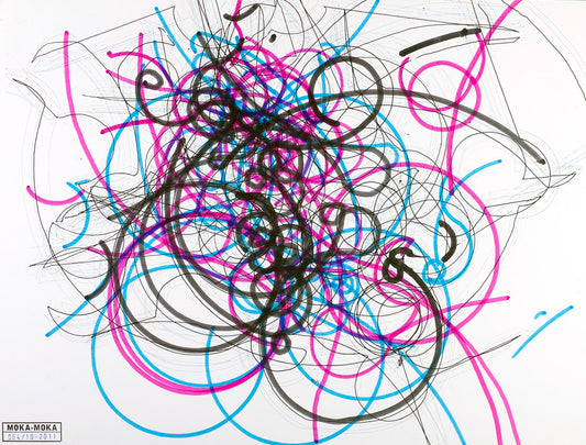 Drawing robot “Moka-Moka