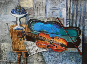 Still life with a violin