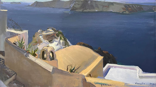 Santorini 3. View of the volcano