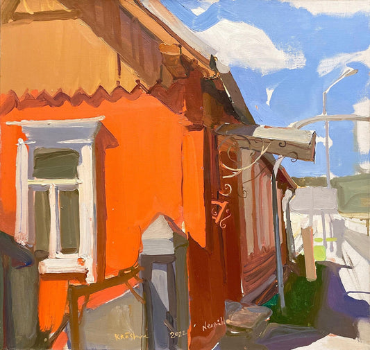 The red house. Kráslava