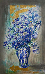 Rye flowers in a vase